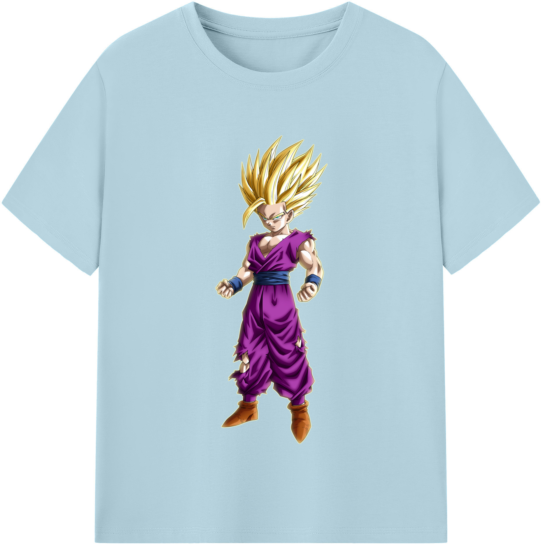 （画像用） ドラゴンボール 孫 悟飯（そんごはん）DRAGON BALL Son Gohan 綿100％半袖Tシャツ（フロントプリント）